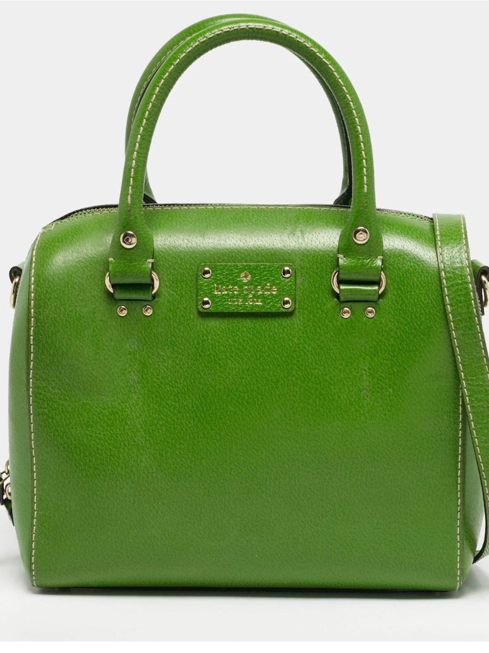 ISO Kate Spade Green Wellesley Alessa Satchel